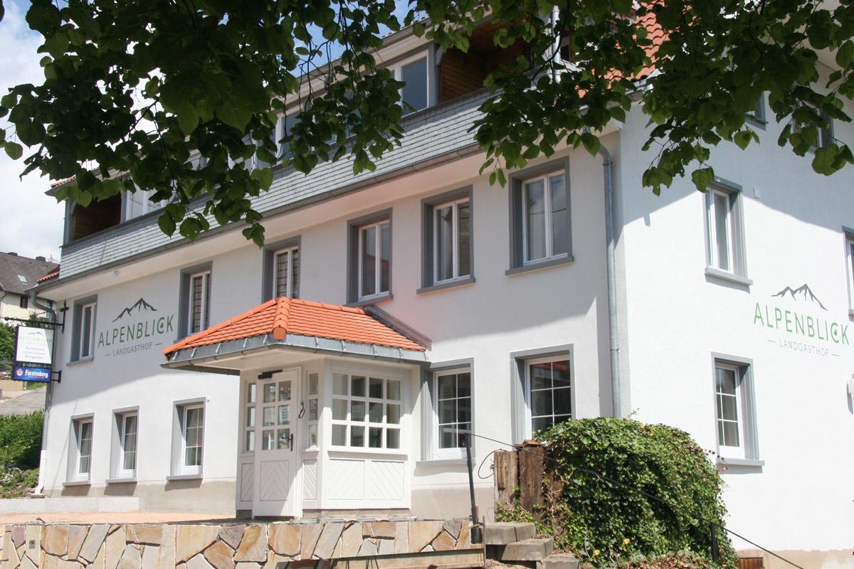 Landgasthof Alpenblick An Der Wutachschlucht Suedschwarzwald Löffingen Buitenkant foto